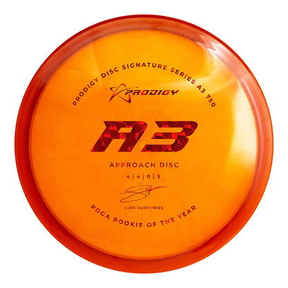 Prodigy A3 Approach Disc - 750 Plastic - Luke Humphries 2022 Signature Series