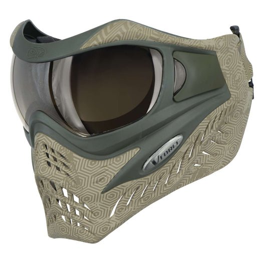 V-Force Grill SE Paintball Mask Goggle - Hexstreme Sand w/ Quicksilver HDR and Clear Lens