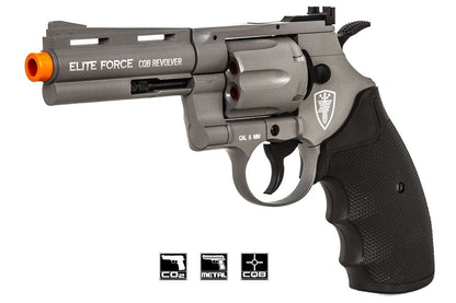 Elite Force 4" CQB Revolver CO2 Airsoft Pistol - Gunmetal Grey - Elite Force