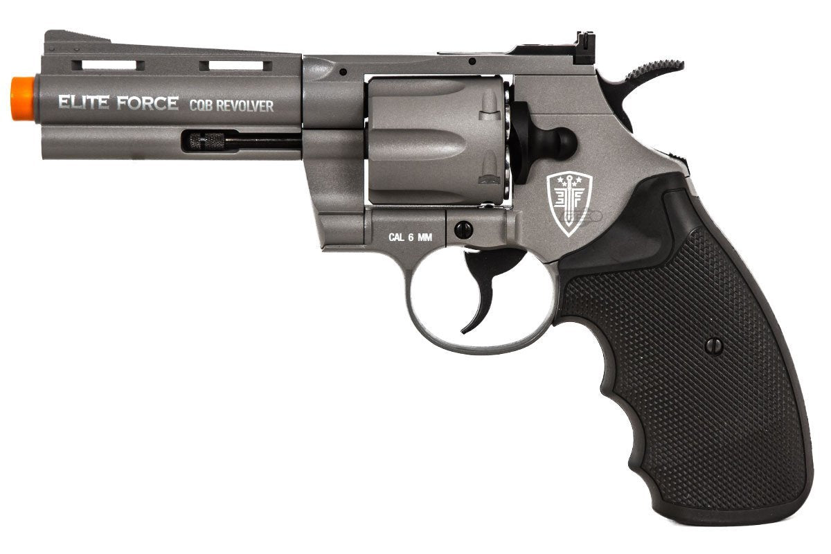 Elite Force 4" CQB Revolver CO2 Airsoft Pistol - Gunmetal Grey - Elite Force