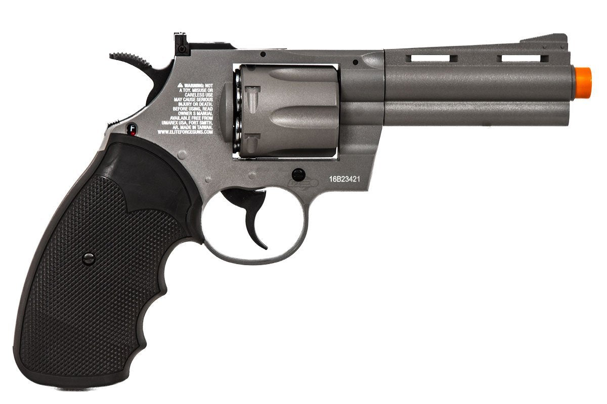 Elite Force 4" CQB Revolver CO2 Airsoft Pistol - Gunmetal Grey - Elite Force
