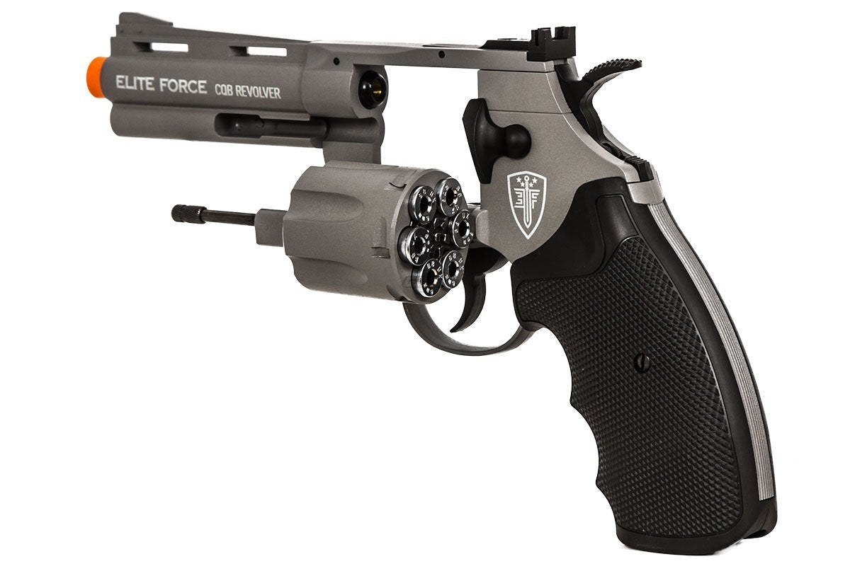 Elite Force 4" CQB Revolver CO2 Airsoft Pistol - Gunmetal Grey - Elite Force