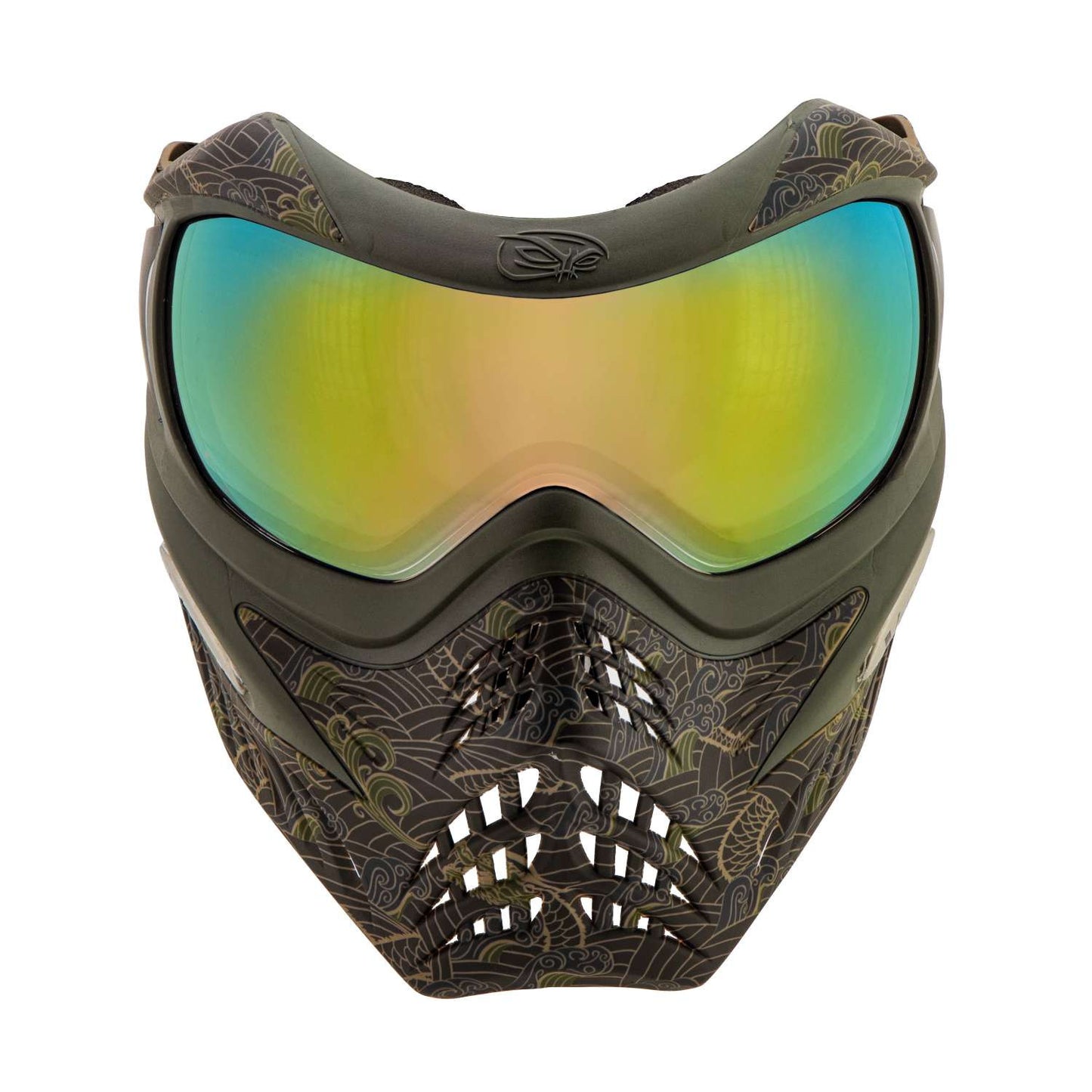 V-Force Grill SE Paintball Mask Goggle - Dragon Fury w/ Quicksilver Lens - V-Force