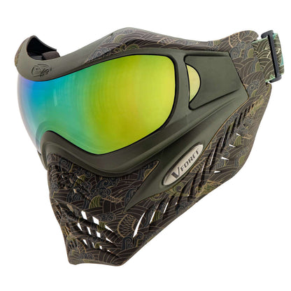 V-Force Grill SE Paintball Mask Goggle - Dragon Fury w/ Quicksilver Lens - V-Force