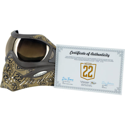 V-Force Grill SE Paintball Mask Goggle - Mission 22 w/ Quicksilver and Clear Lens