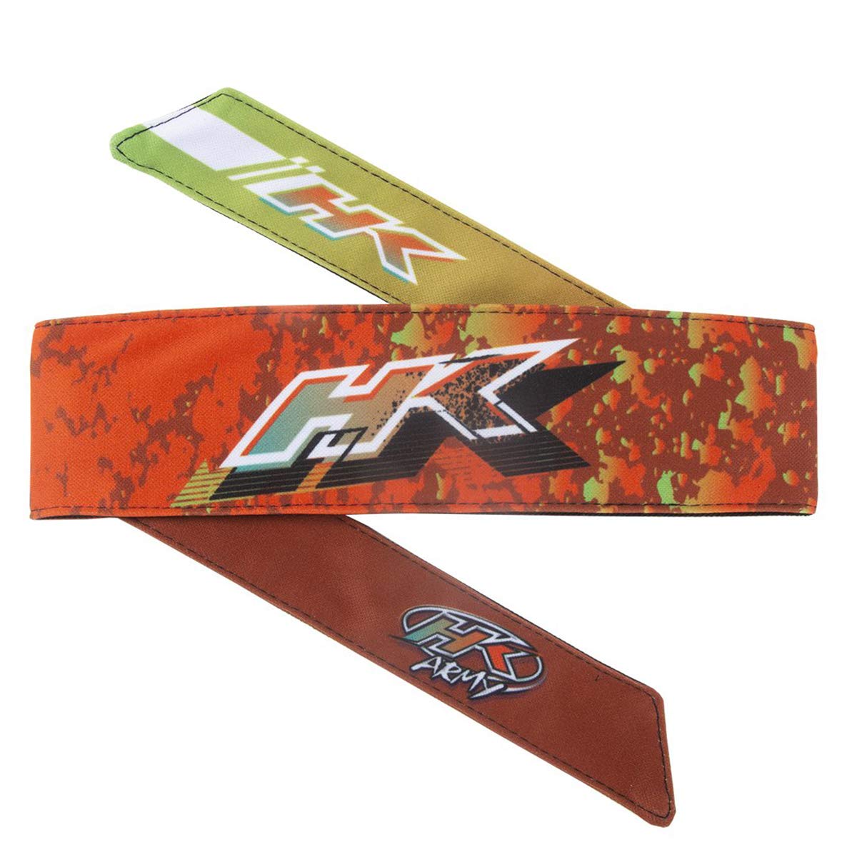 HK Army Headband - Retro Liquid - Orange/Lime - HK Army