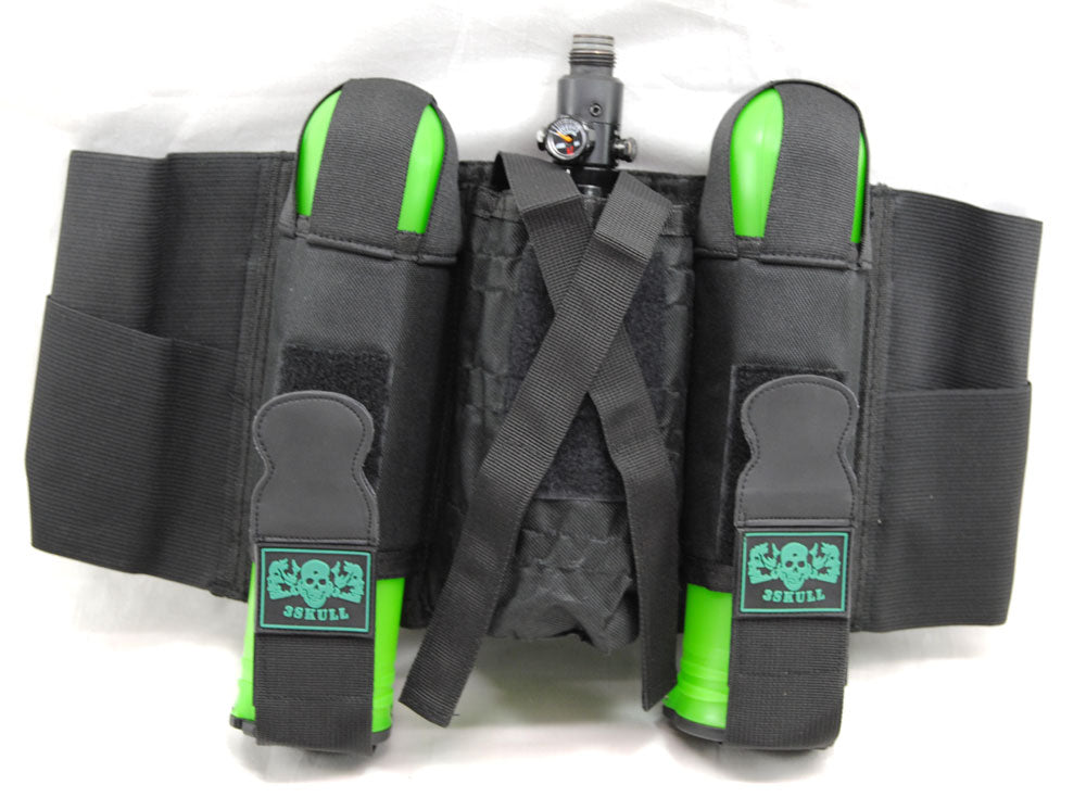 3Skull 2+1 Pod Harness w/ Pod Ejection - Black - 3Skull