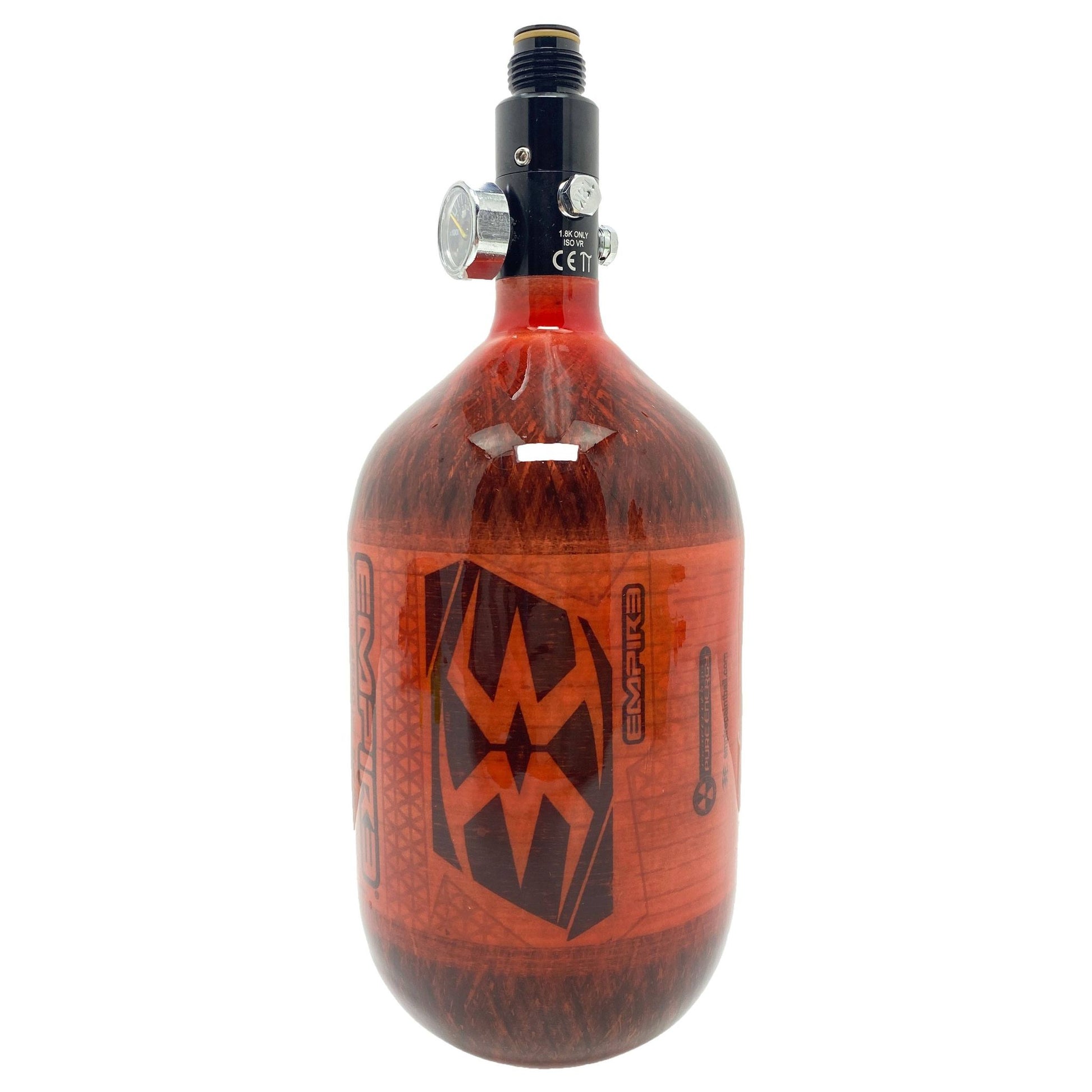 Empire Mega Lite Carbon Fiber 68ci/4500psi tank - Red - Empire