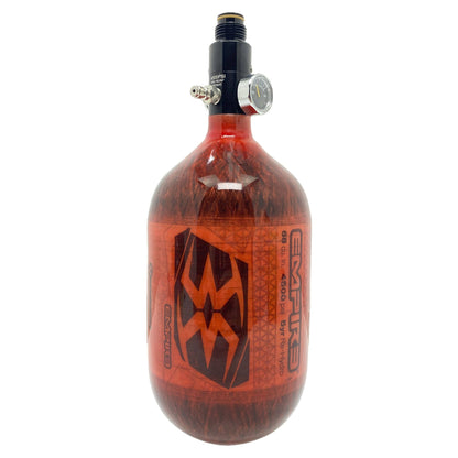 Empire Mega Lite Carbon Fiber 68ci/4500psi tank - Red - Empire
