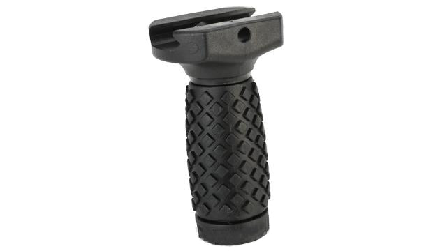 G&amp;P Tactical Rubber Vertical Grip Diamond Pattern / Short / Black - NC Star