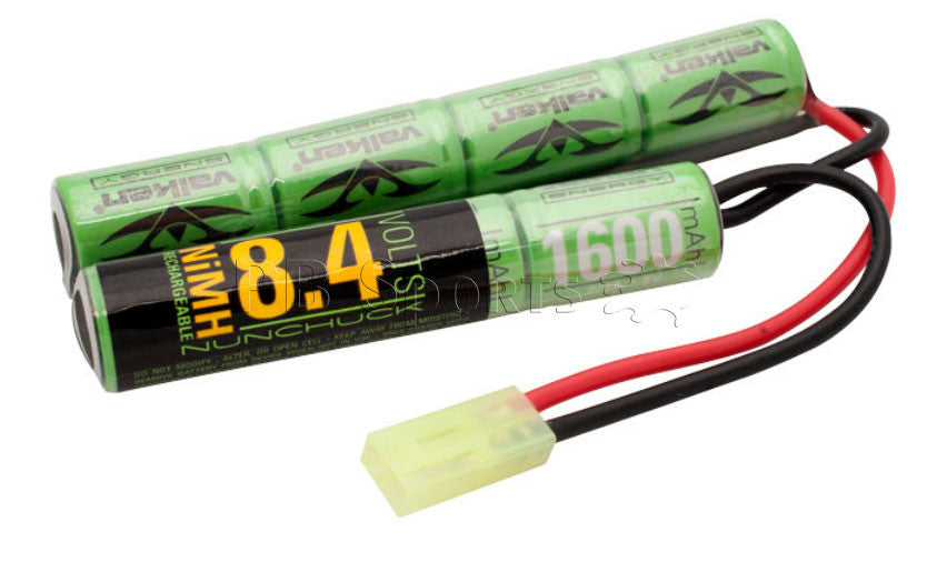 Valken Energy NiMH 8.4v 1600mAh Nunchuck Butterfly style battery - Valken Paintball