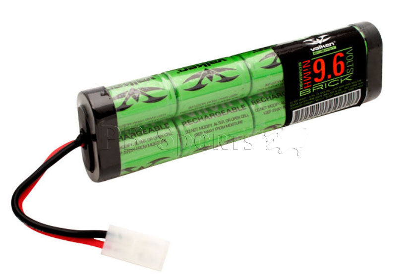 Valken Energy NiMH 9.6v 3800mAh Large Flat (Brick) style battery - Valken Paintball