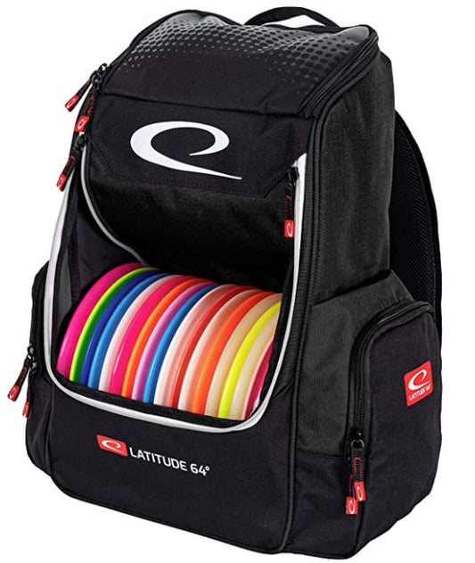 Latitude 64 Luxury Core backpack Disc Golf Bag - Black - Latitude 64