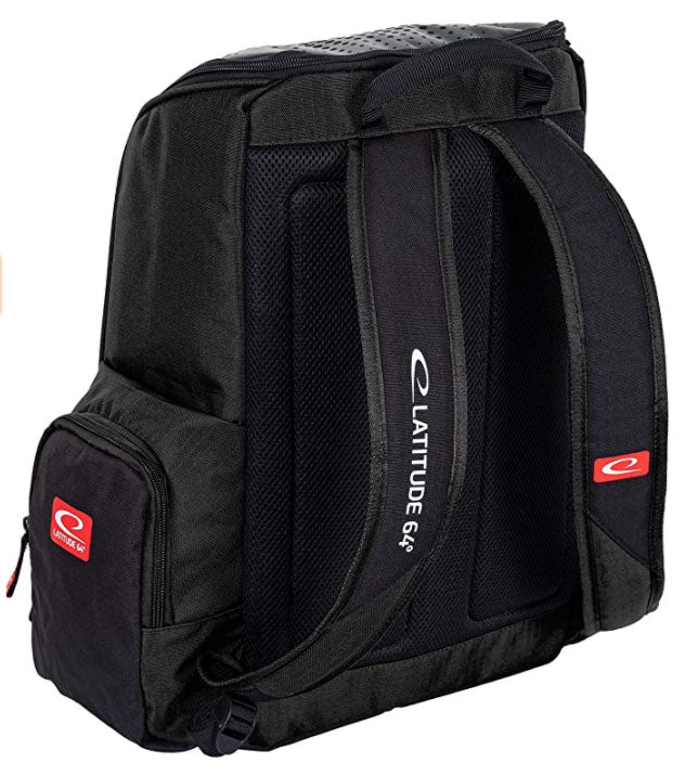 Latitude 64 Luxury Core backpack Disc Golf Bag - Black - Latitude 64