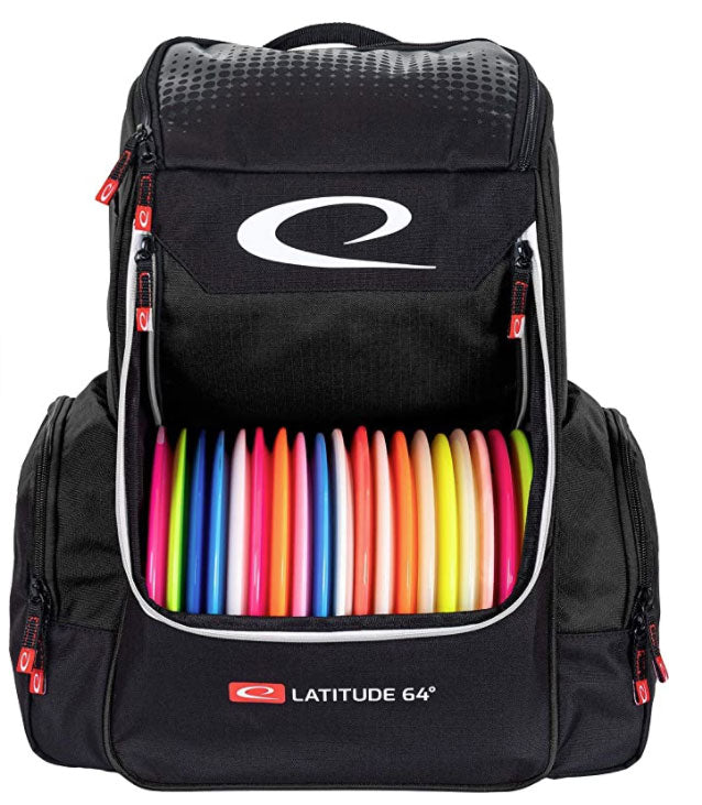 Latitude 64 Luxury Core backpack Disc Golf Bag - Black - Latitude 64