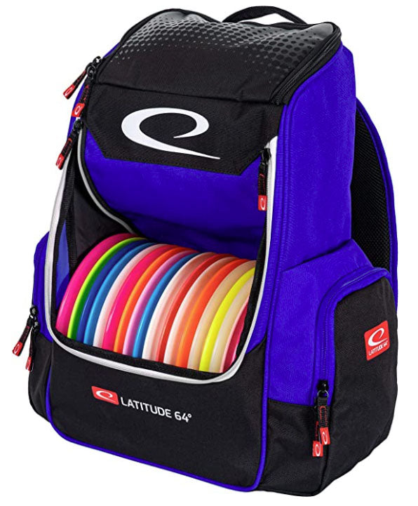 Latitude 64 Luxury Core backpack Disc Golf Bag - Blue - Latitude 64