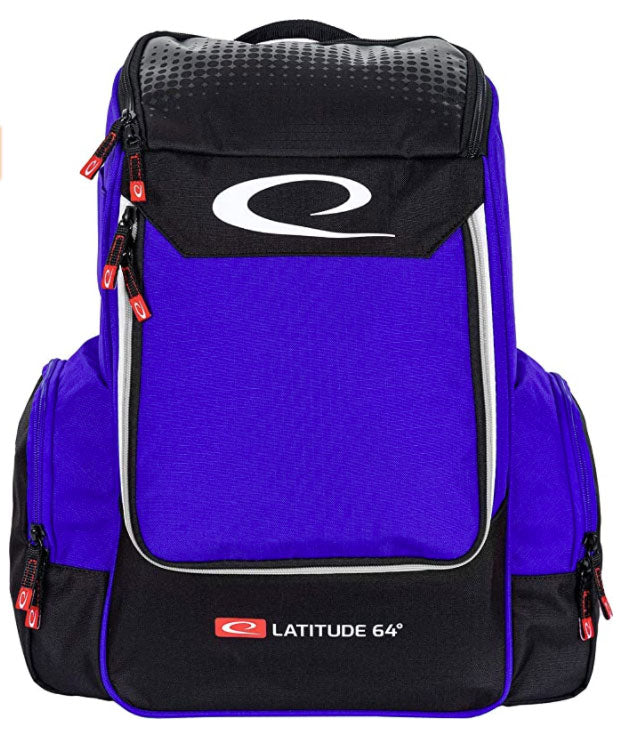 Latitude 64 Luxury Core backpack Disc Golf Bag - Blue - Latitude 64