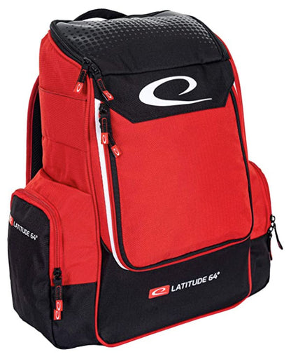 Latitude 64 Luxury Core backpack Disc Golf Bag - Red - Latitude 64