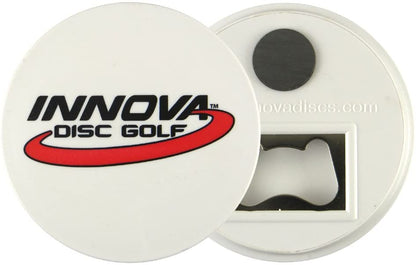 Innova Bottle Opener Fridge Magnet & Mini Marker Disc