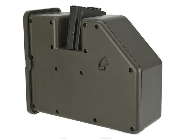 Krytac AEG LMG 3500 Round Electric Winding Airsoft Box Magazine