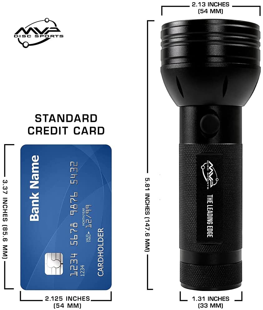 MVP Disc Sports UV Disc Golf Charging Flashlight - Large