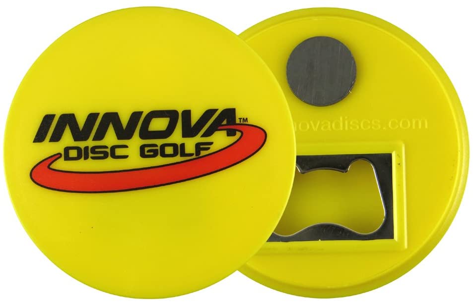 Innova Bottle Opener Fridge Magnet & Mini Marker Disc