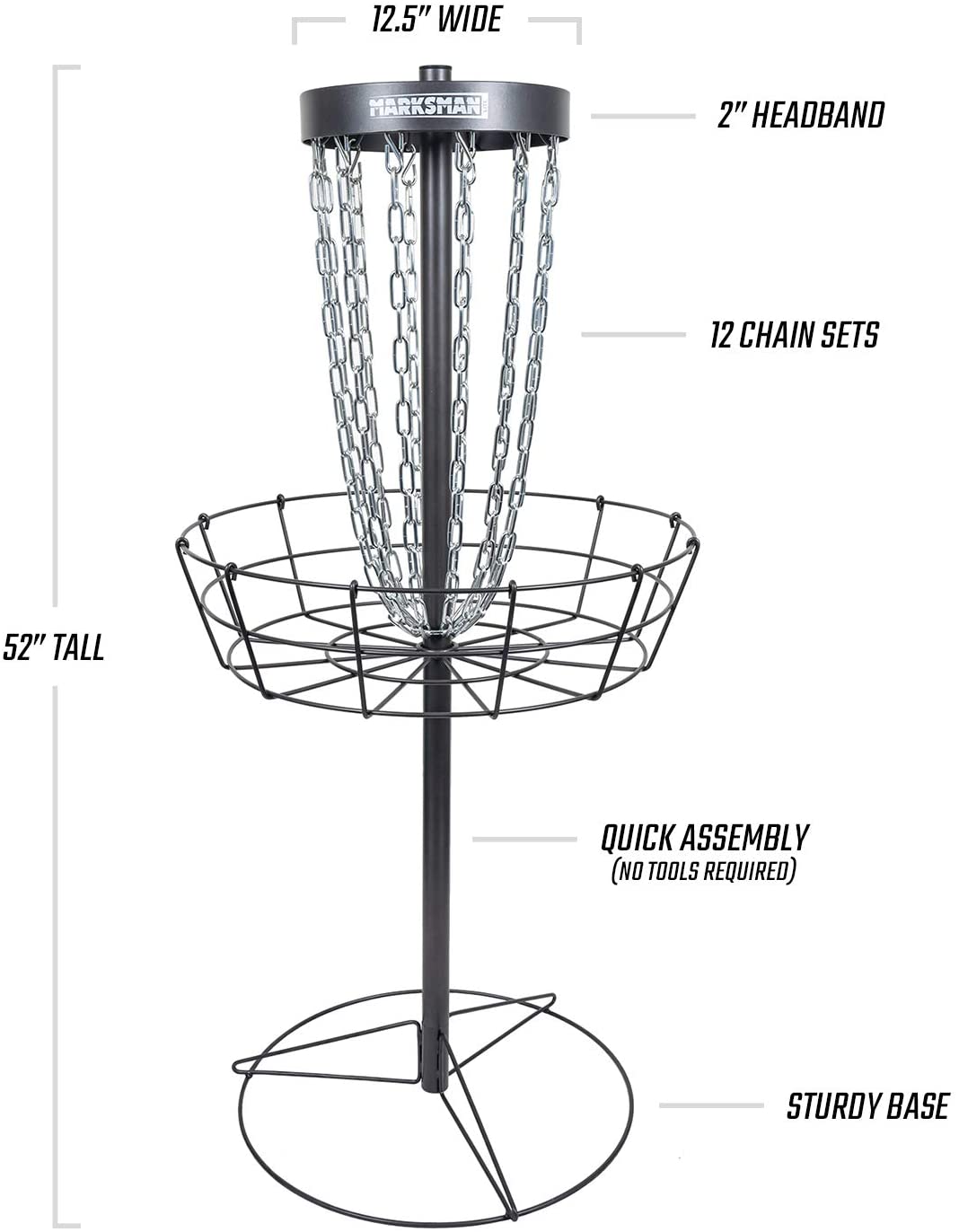 Dynamic Discs Marksman Lite Portable Disc Golf Target (Basket) - Dynamic Discs