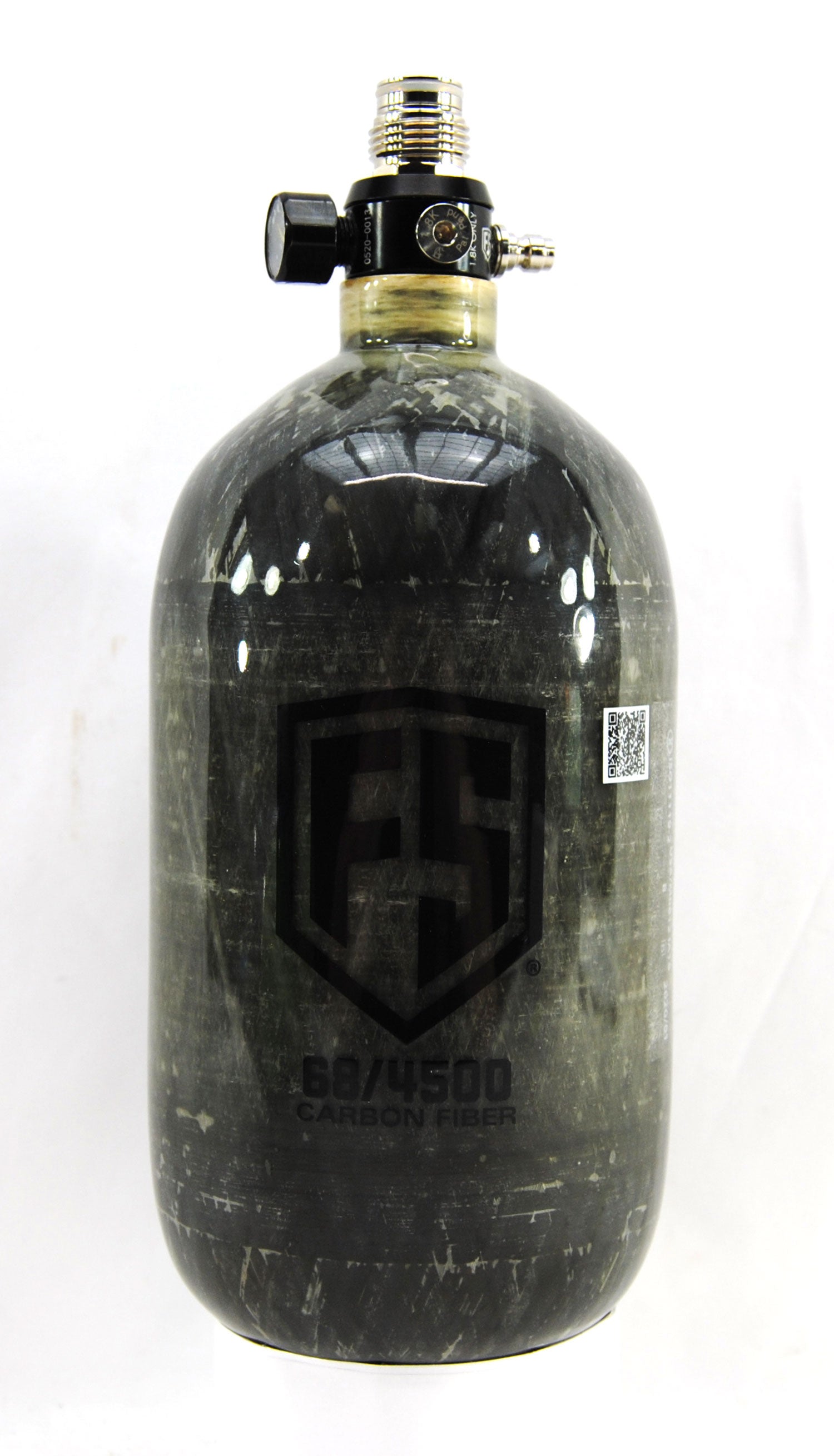 First Strike 68ci 4500psi Carbon Fiber HPA Tank with Hero 2.0 Regulator - First Strike