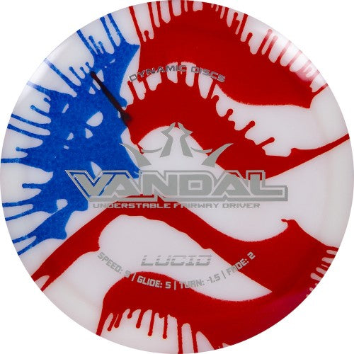 Dynamic Discs Lucid Vandal MyDye American Flag Disc - Dynamic Discs