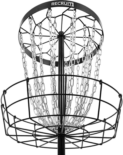 Dynamic Discs Recruit Lite Portable Disc Golf Target (Basket) - Black