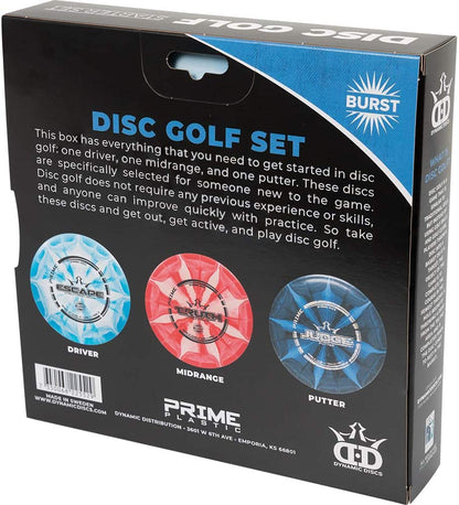 Dynamic Discs Prime Burst 3-Disc Starter Set