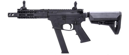 EMG Black Rain Ordnance BRO 9mm Gas Blowback SBR Airsoft Rifle - Black