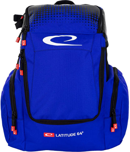 Latitude 64 Luxury Core Pro backpack Disc Golf Bag - Blue - Latitude 64