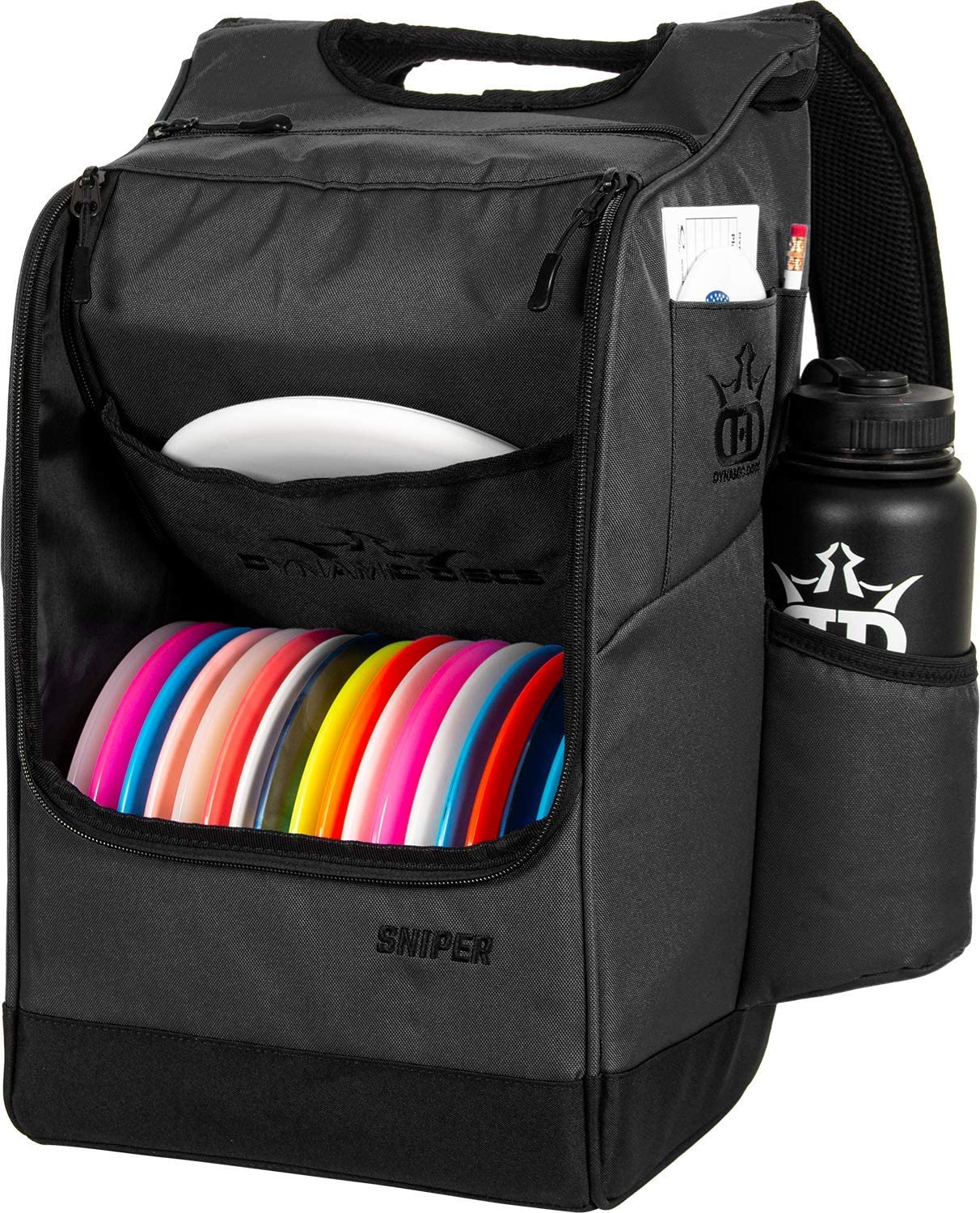 Dynamic Discs Sniper Backpack Disc Golf Bag - Heather Charcoal