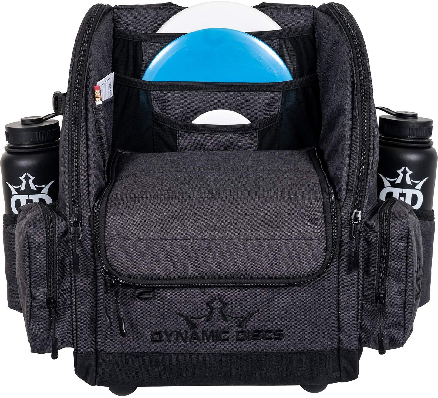 Dynamic Discs Commander Backpack Disc Golf Bag - Heather Black - Dynamic Discs