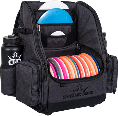 Dynamic Discs Commander Backpack Disc Golf Bag - Heather Black - Dynamic Discs