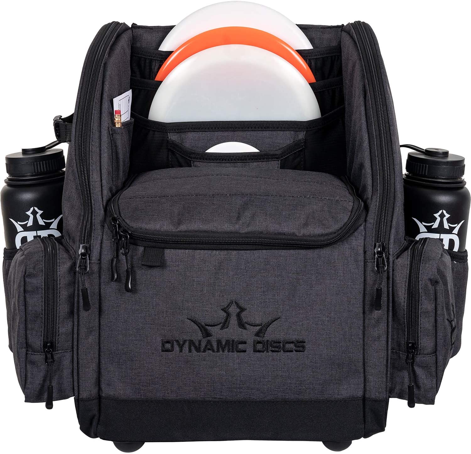 Dynamic Discs Commander Cooler Backpack Disc Golf Bag - Heather Black - Dynamic Discs