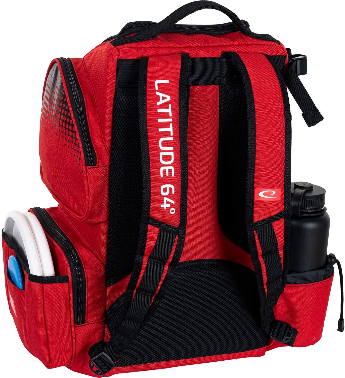 Latitude 64 Luxury E4 backpack Disc Golf Bag - Red - Latitude 64