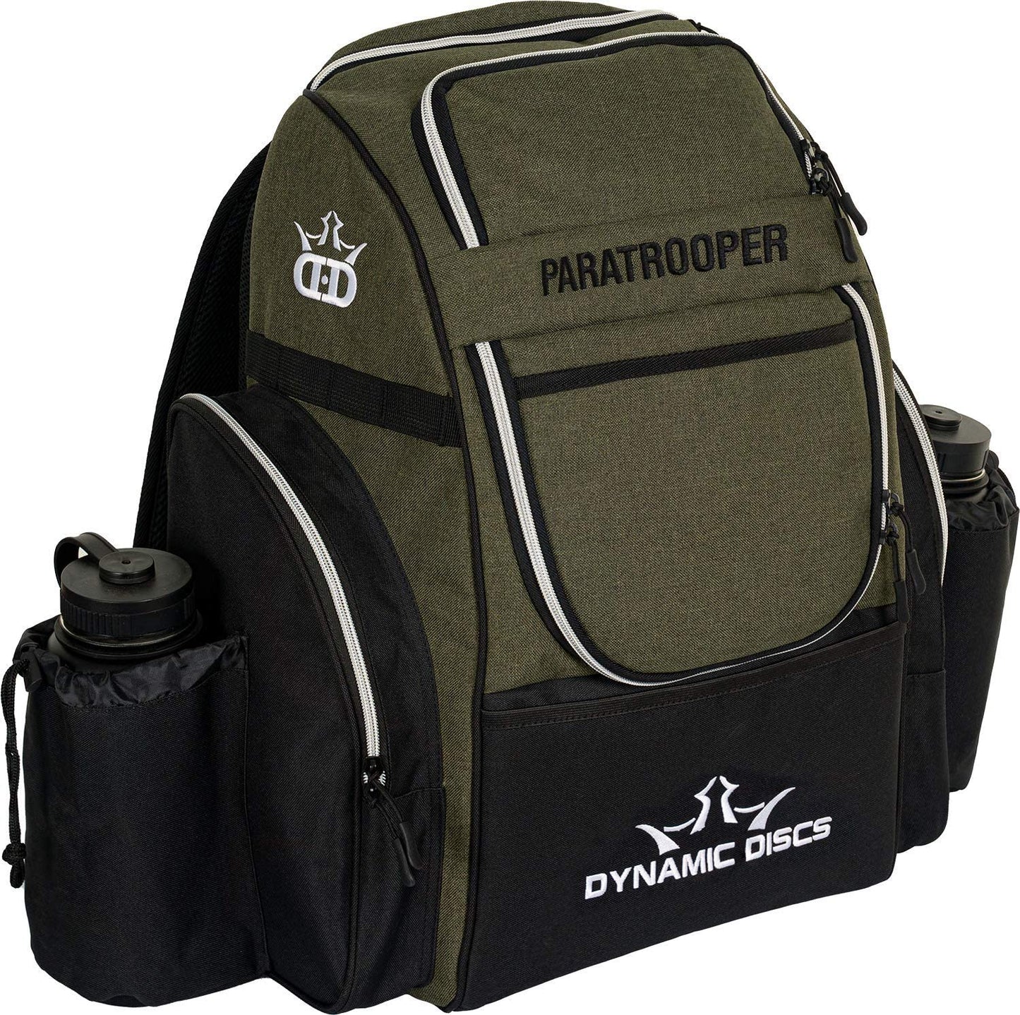 Dynamic Discs Paratrooper Disc Golf Bag - Heather Olive - Dynamic Discs