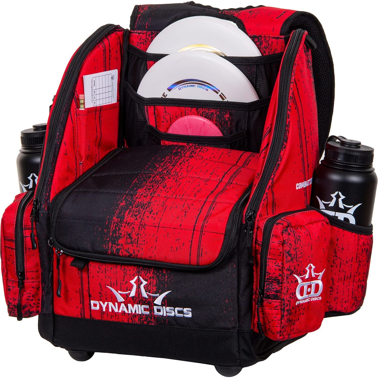 Dynamic Discs Combat Commander Backpack Disc Golf Bag - Atomic Red