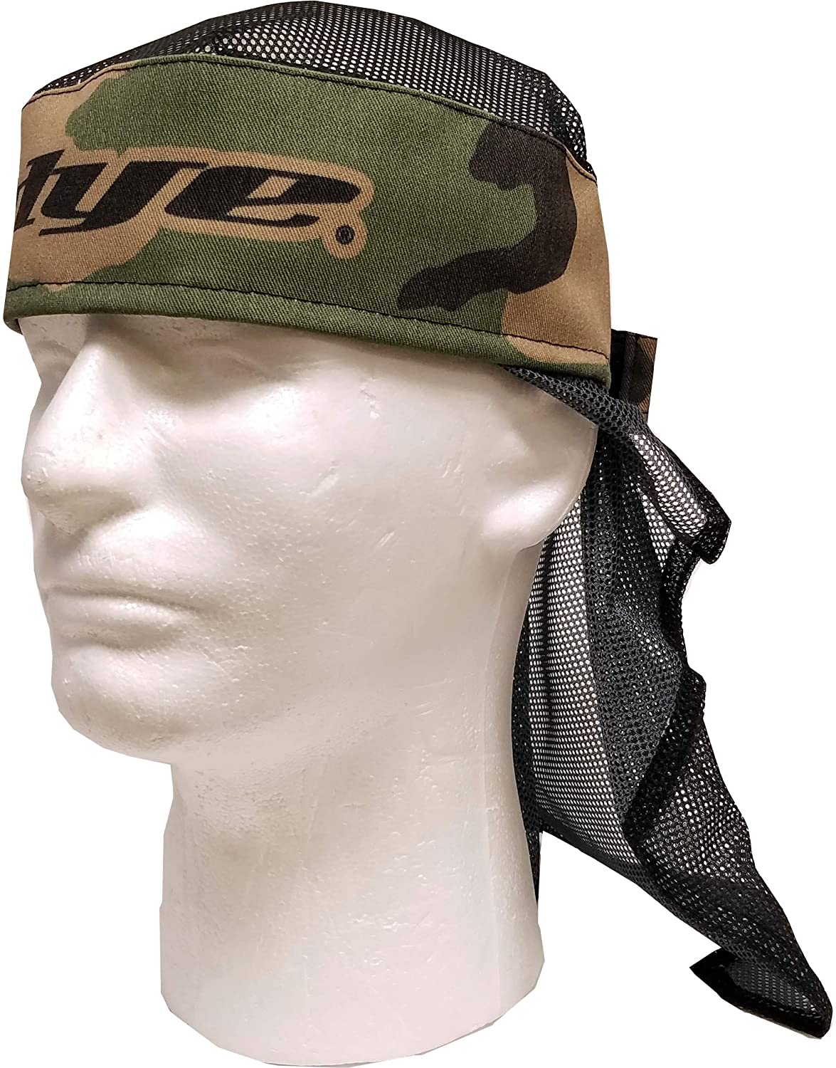 Dye Paintball Head Wrap - Woodland / Black - DYE