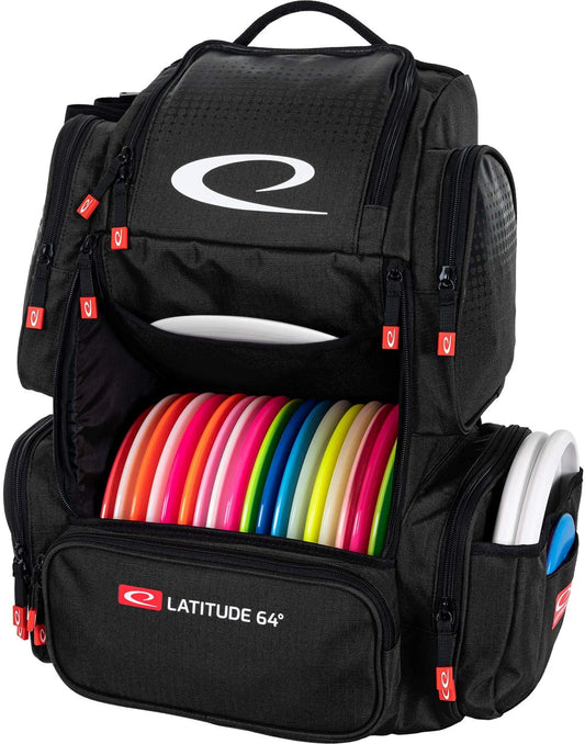 Latitude 64 Luxury E4 backpack Disc Golf Bag - Black