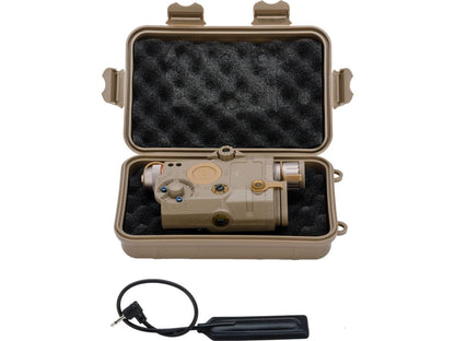 Element Dummy PEQ-15 Illuminator w/ Flashlight, Visible and IR Laser (Color: Dark Earth / Green Laser) - Element