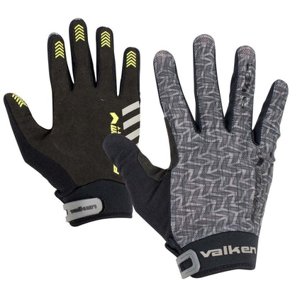 Valken Phantom Agility Full Finger Gloves - Grey/Black - XL - Valken Paintball