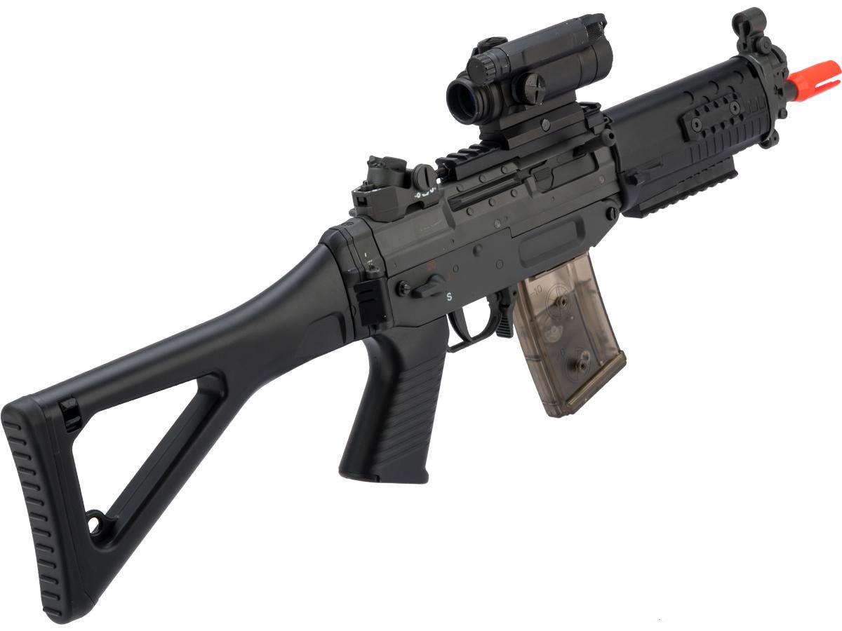 Cybergun / Swiss Arms Licensed SG552 Commando Airsoft AEG Rifle Model: EBB / Metal Receiver