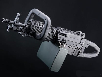 Mugen Fire Class I Custom ChainSAW Zombie Killer M249 MK46 Airsoft Machine Gun - Black