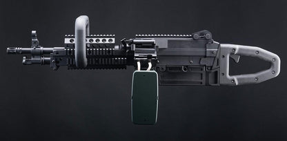Mugen Fire Class I Custom ChainSAW Zombie Killer M249 MK46 Airsoft Machine Gun - Black