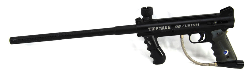 Used Tippmann 98 Custom 16" J&amp;J Ceramic Barrel &amp; Dye Grip - Tippmann
