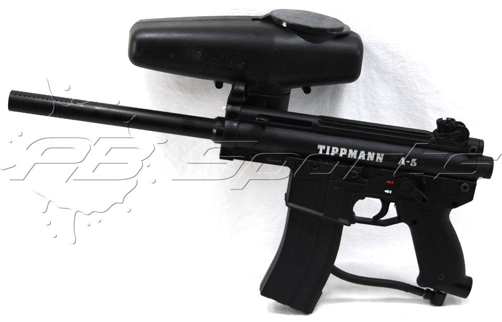 USED Tippmann A5 with Cyclone Feed - Tippmann Sports