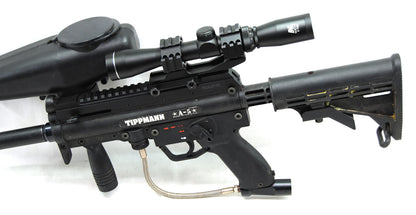 Used Tippmann A5 w/ Upgrades - Black - Tippmann Sports
